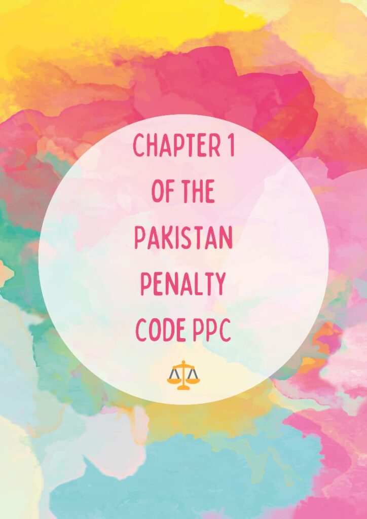 Chapter 1 of the Pakistan